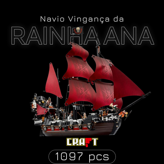 Piratas do Caribe - Vingança da Rainha Ana (1097 peças)