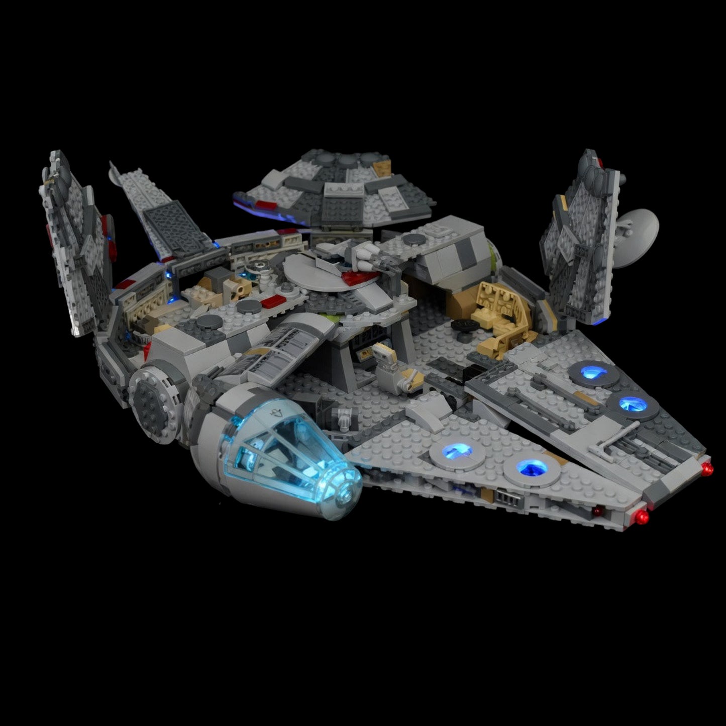 Kit de iluminação para a Millennium Falcon (7541 peças)