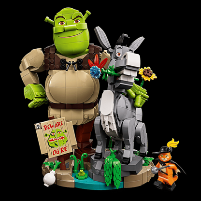 Shrek, Burro e Gato de Botas (1403 peças)
