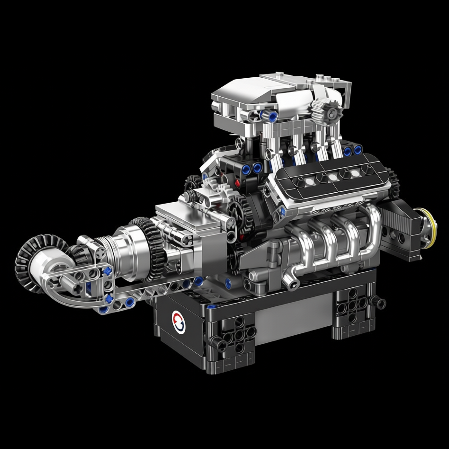Motor V8 Turbinado (737 peças)