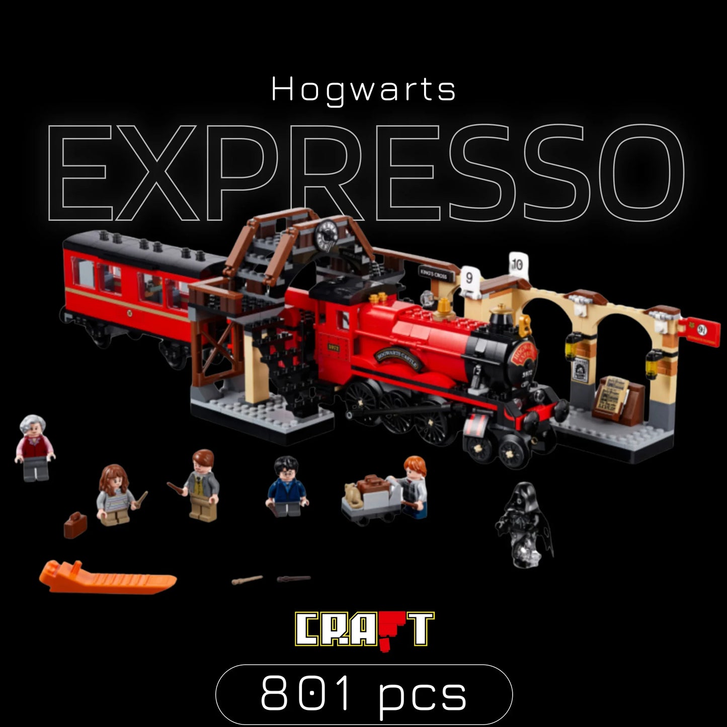 (20% OFF) Hogwarts Expresso (801 peças)