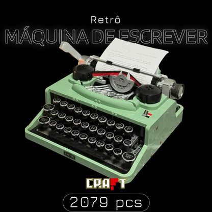 Máquina de Escrever Retrô (2079 peças)