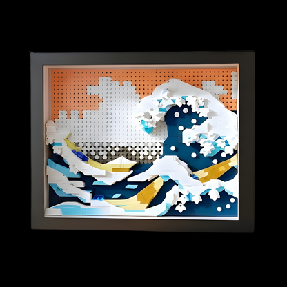 O Museu: A Grande Onda de Kanagawa (1511 micro-peças)