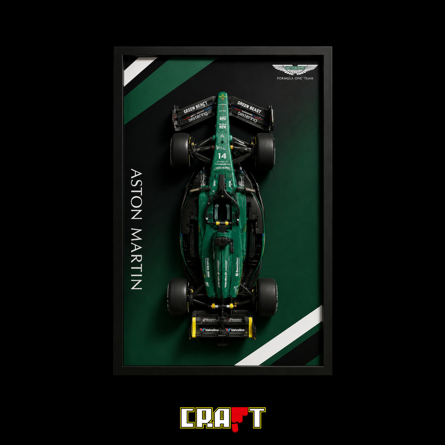 Quadro de Acrílico para Fórmula 1 Aston Martin AMR24
