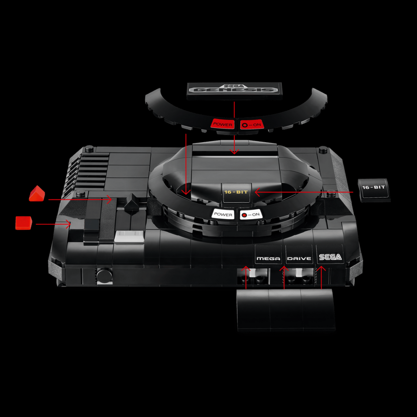 SEGA Genesis - Console (480 peças)