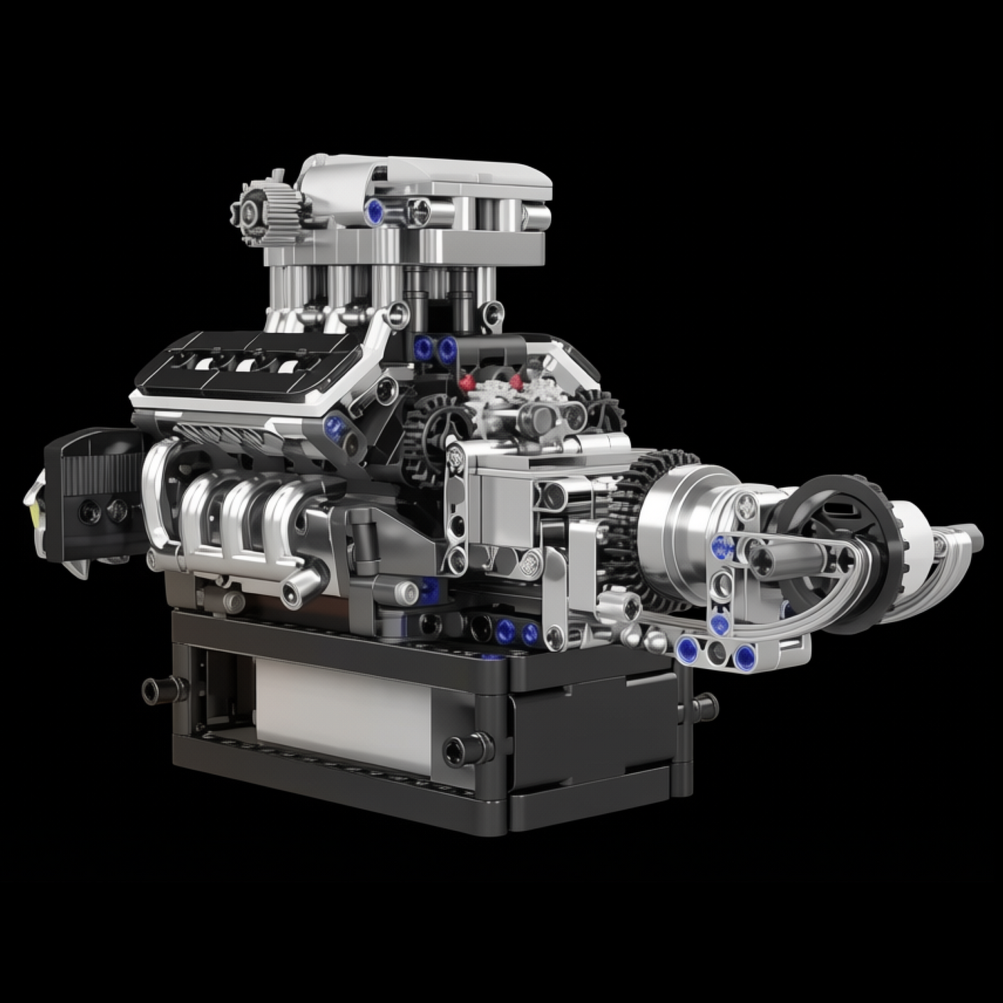 Motor V8 Turbinado (737 peças)
