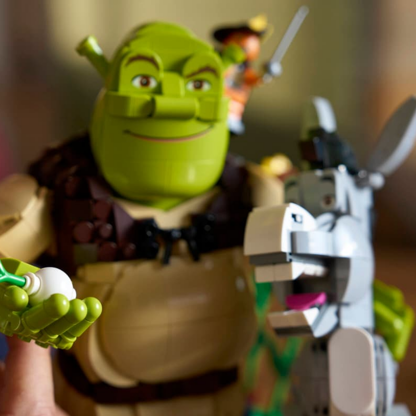 Shrek, Burro e Gato de Botas (1403 peças)
