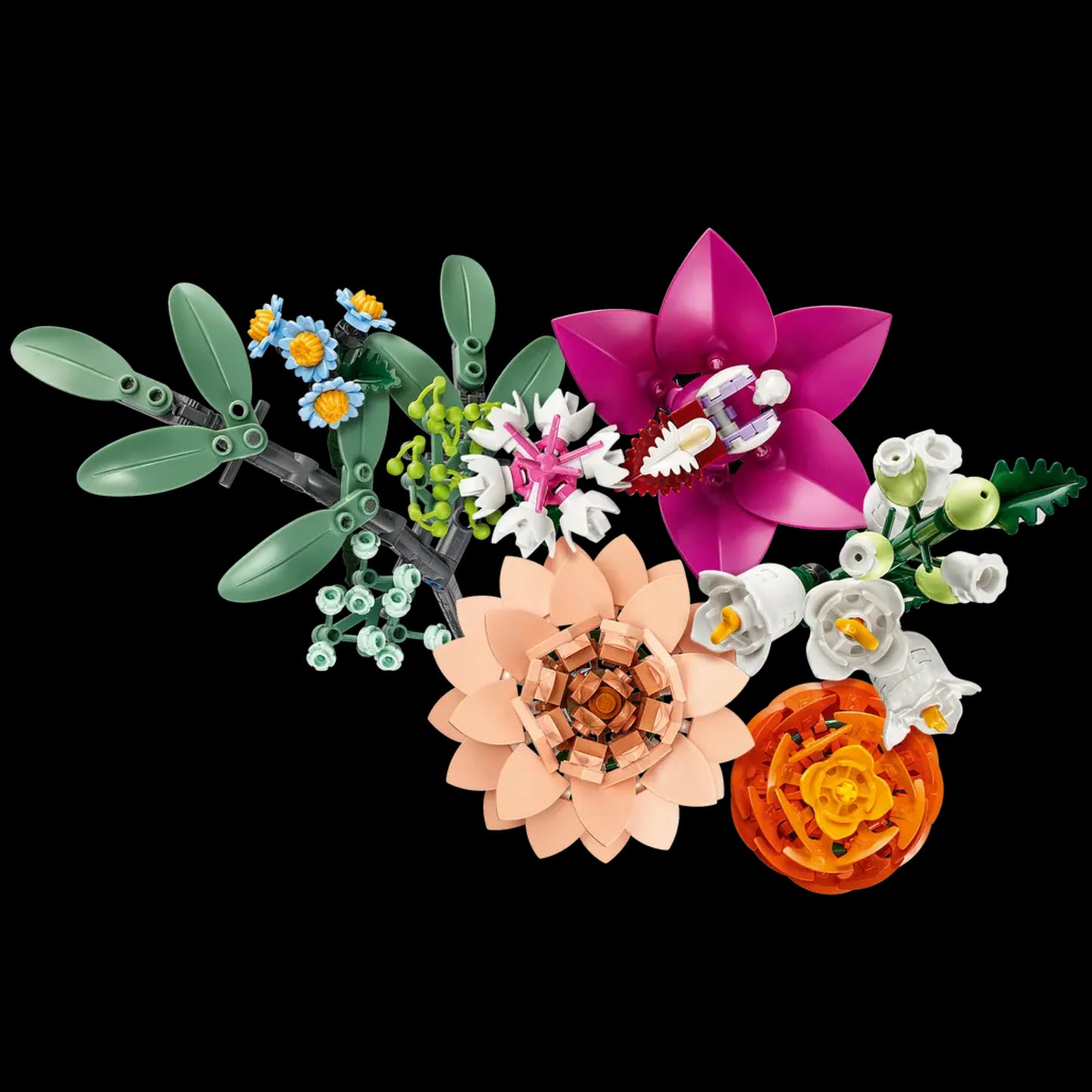 Buquê de Flores Rosa (749 peças)