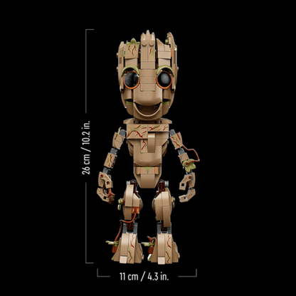 Baby Groot de Guardiões da Galáxia (476 peças)