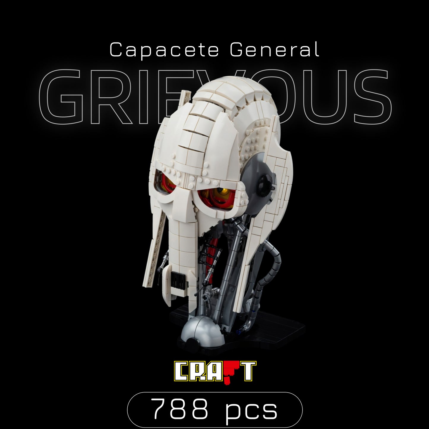 Capacete do General Grievous (788 peças)
