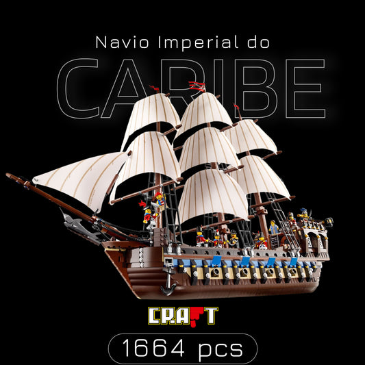 Navio Imperial do Caribe (1664 peças)