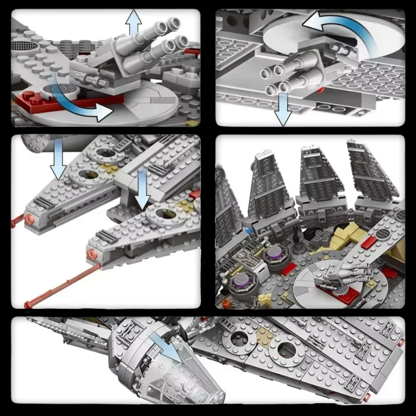 Star Wars - Millennium Falcon (1381 peças)