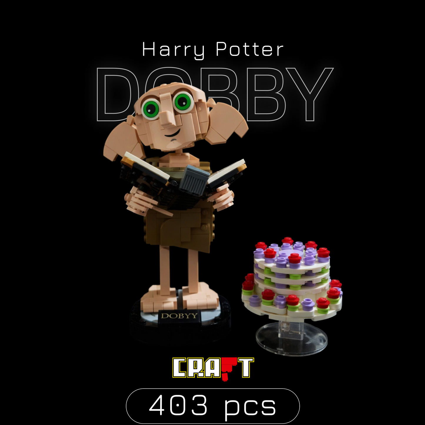 Harry Potter - Dobby, o Elfo Doméstico (403 peças)