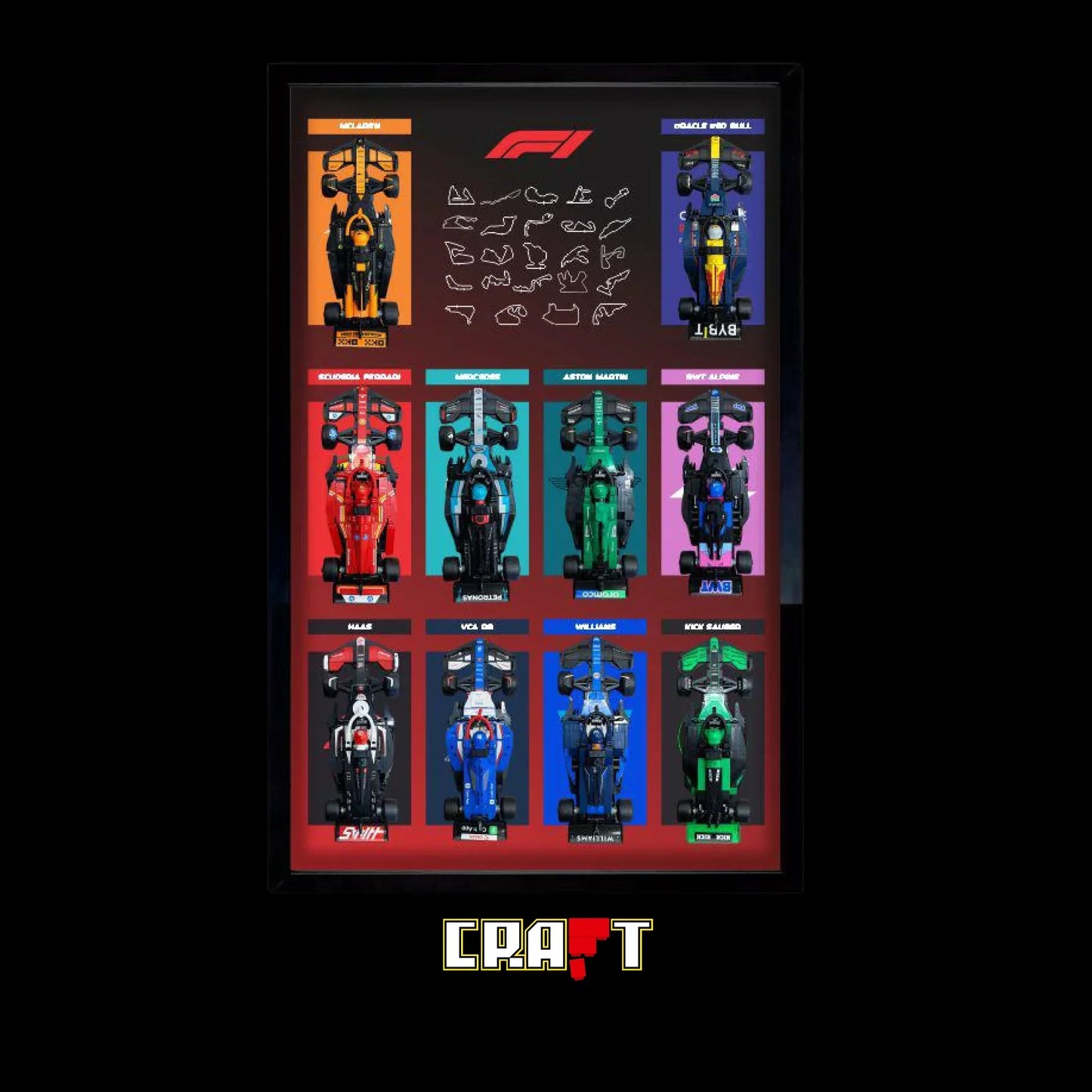 Quadro de Fibra de Carbono - Mini F1
