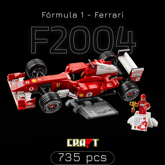 Ferrari F2004 - Michael Schumacher (735 peças)
