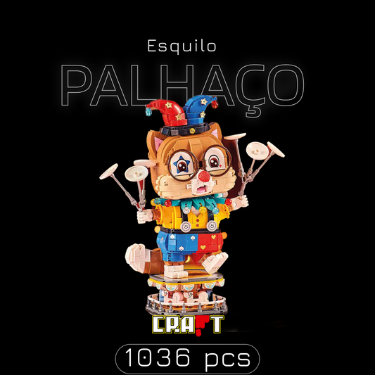 Esquilo Palhaço (1036 peças)