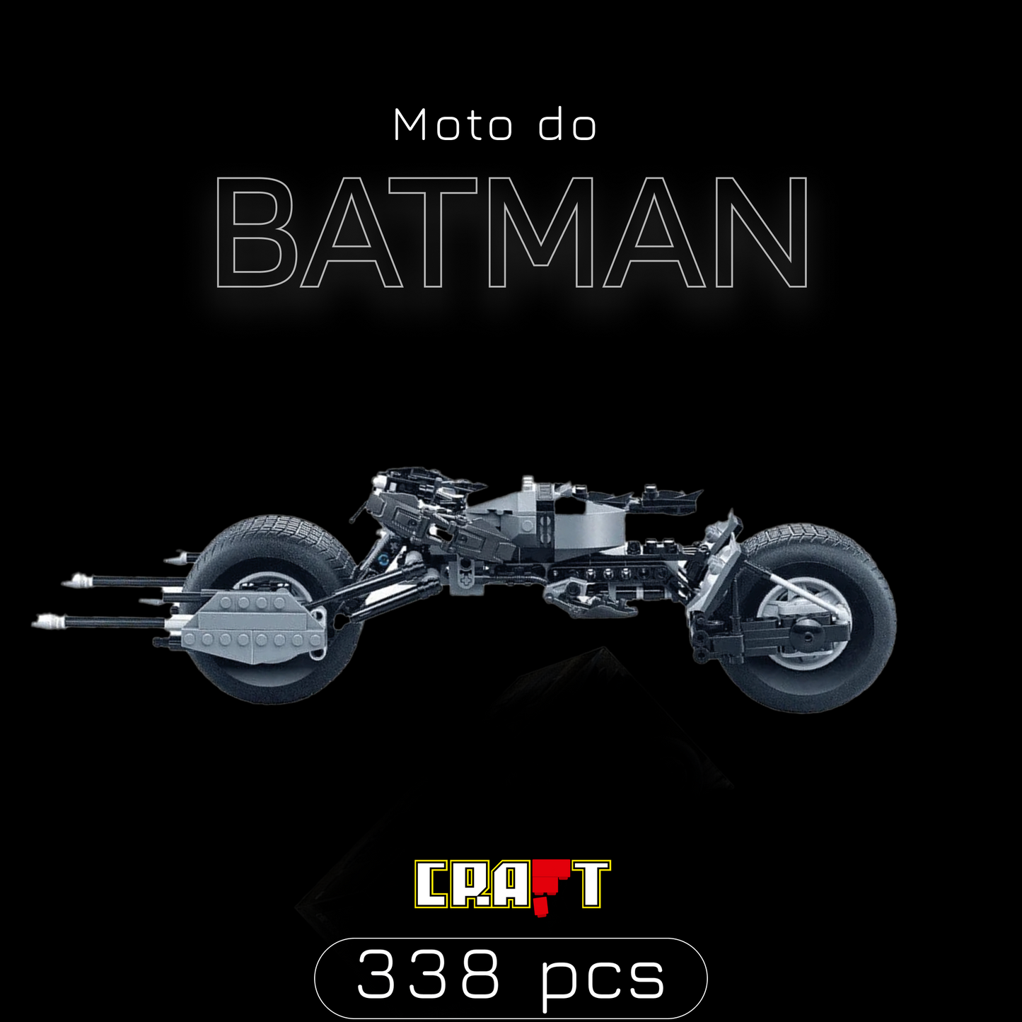 Moto do Batman (338 peças)