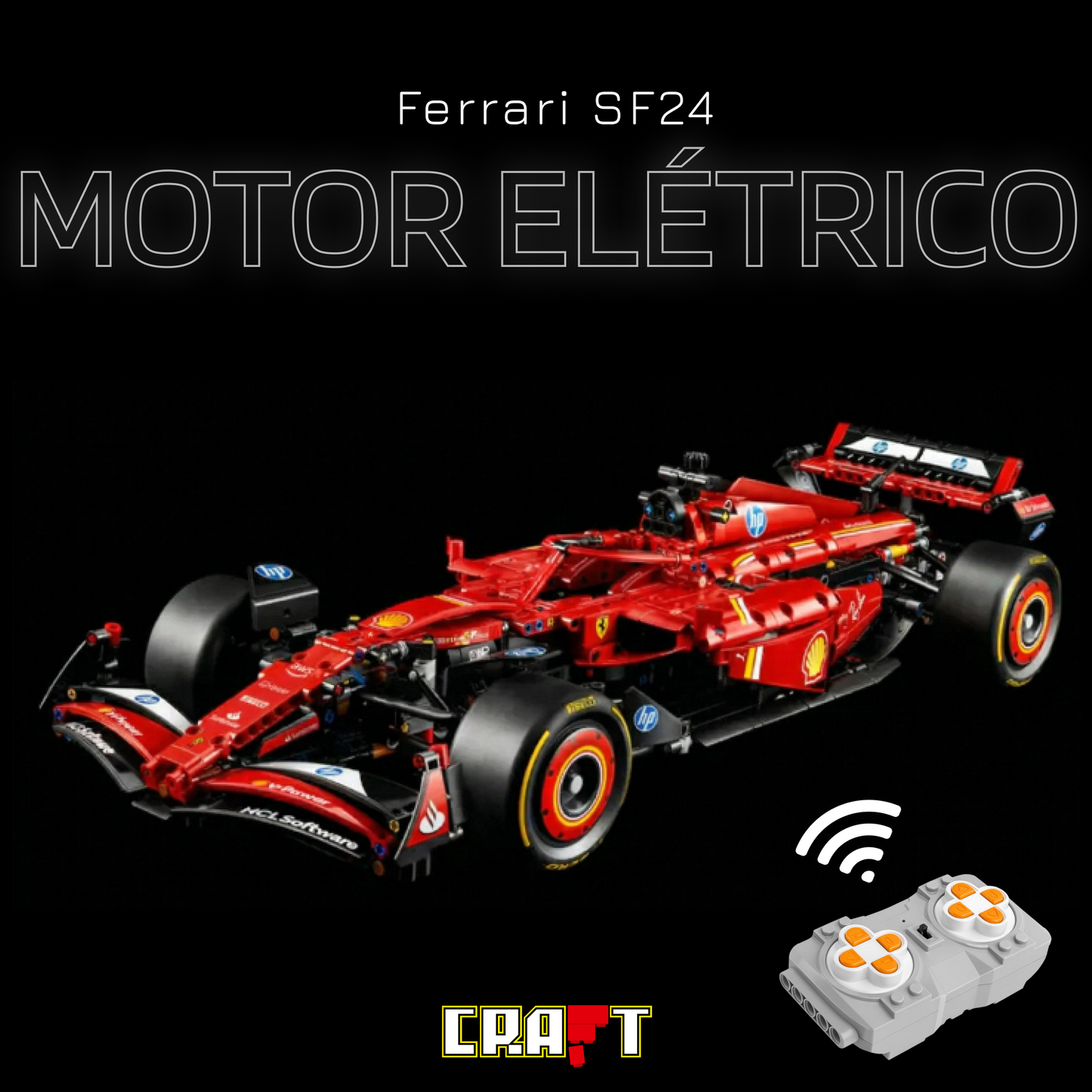 Kit de Motores Elétricos para Fórmula 1 - Ferrari SF24