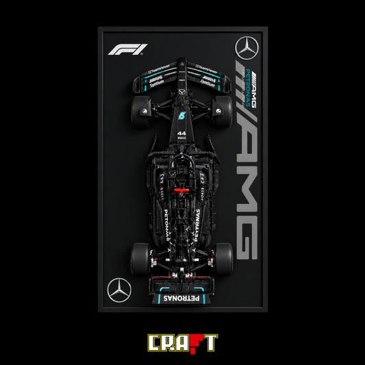 Quadro Fosco para a Fórmula-1 Mercedes-AMG W14