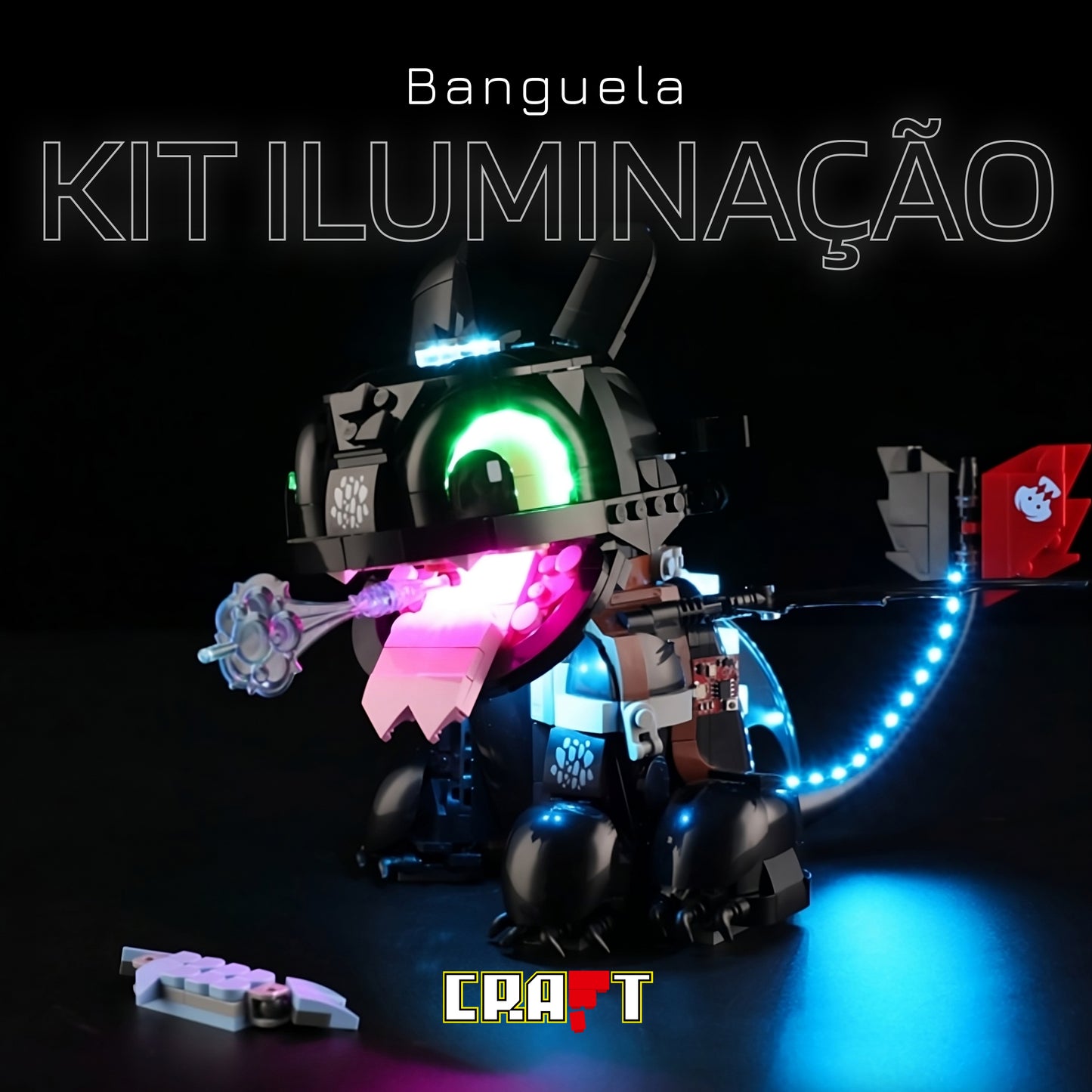 Iluminação para Como Treinar o Seu Dragão - Banguela - Brics Craft