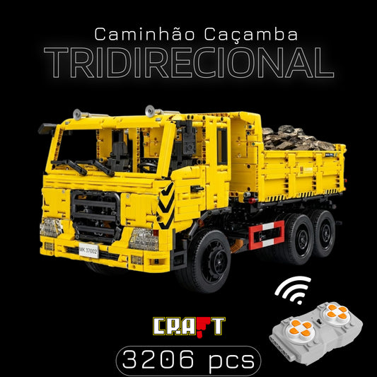 Caminhão Caçamba Tridirecional (3206 peças)
