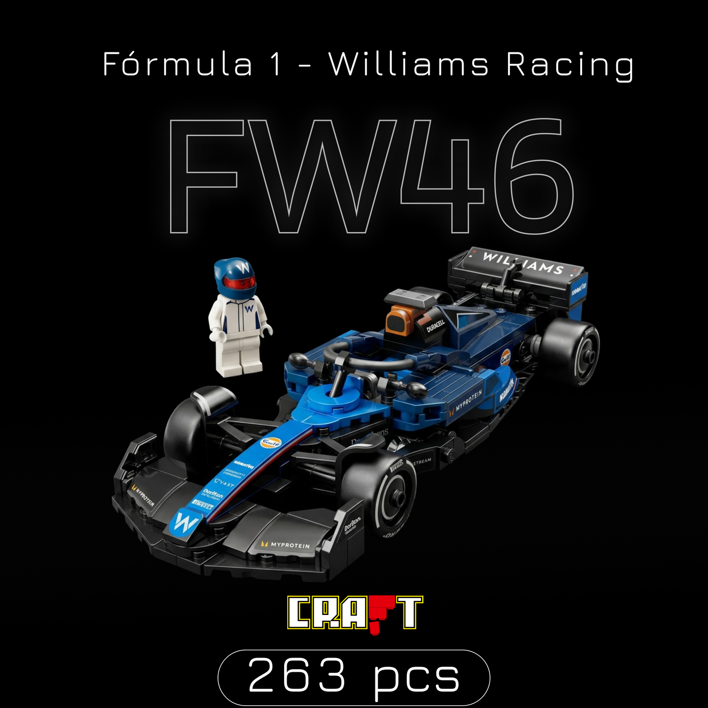 Speed Champion - Williams Racing FW46 (263 peças)
