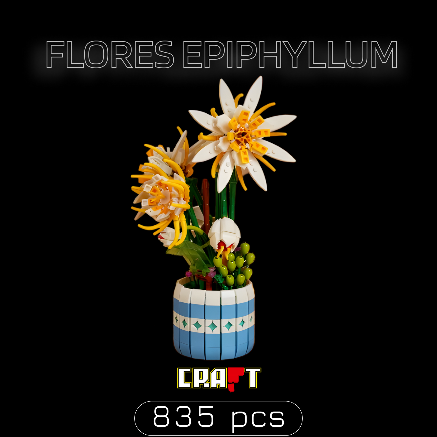 Flores Epiphyllum (835 peças)