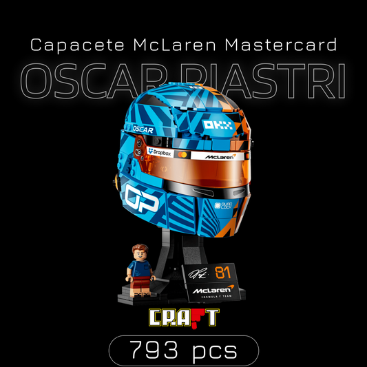 Capacete McLaren Mastercard - Oscar Piastri (793 peças)