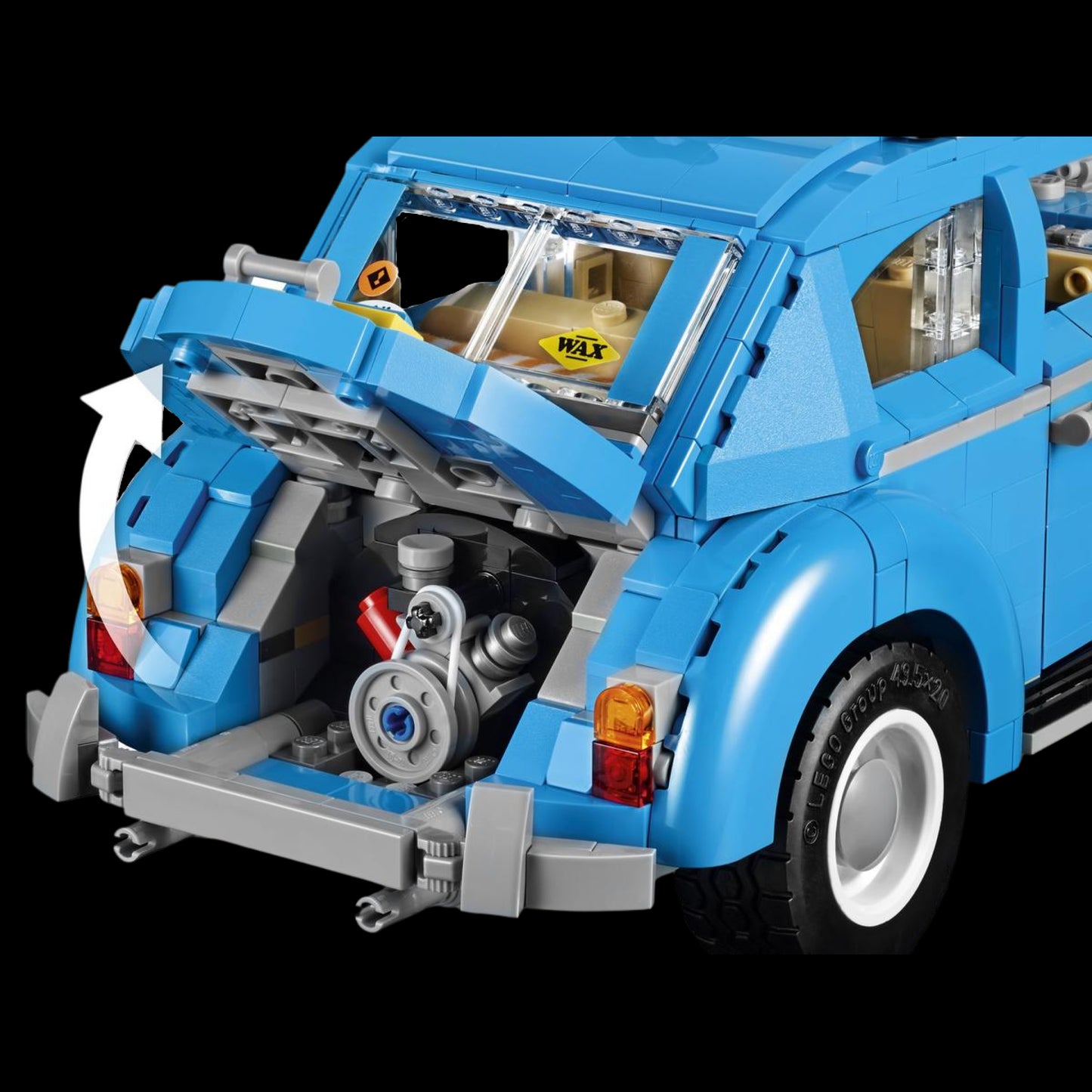 Fusca Azul do Surf (1193 peças)