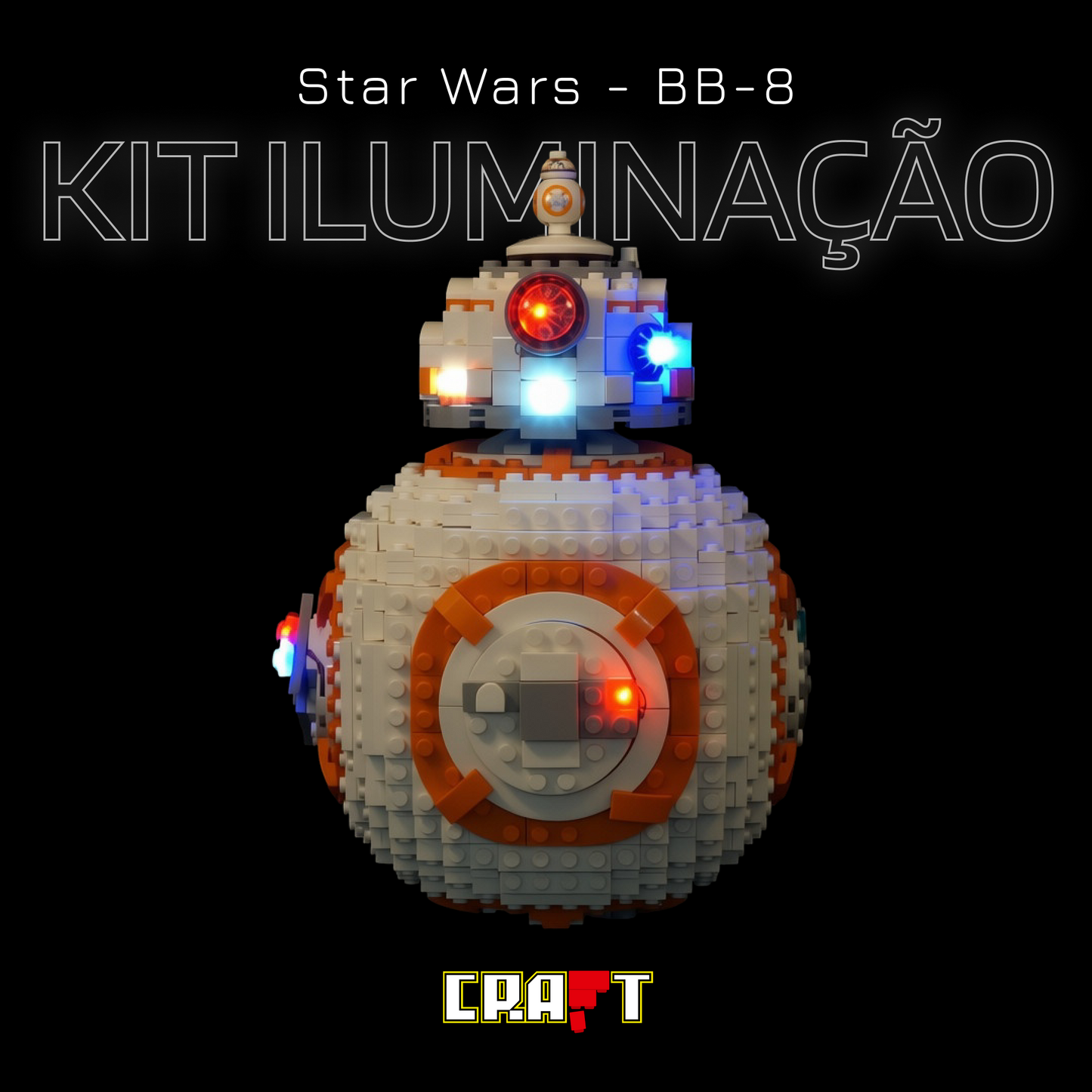 Kit de Iluminação para BB-8 (1106 peças)