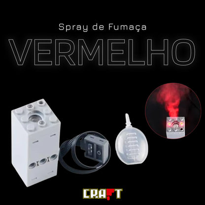 Spray de Fumaça - Azul e Vermelho