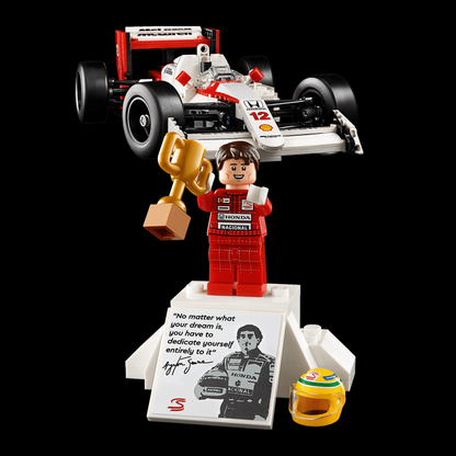 Fórmula 1 - McLaren MP4/4 + Ayrton Senna (693 peças)