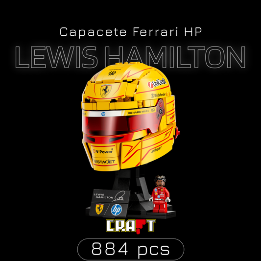 Capacete Ferrari HP - Lewis Hamilton (884 peças)