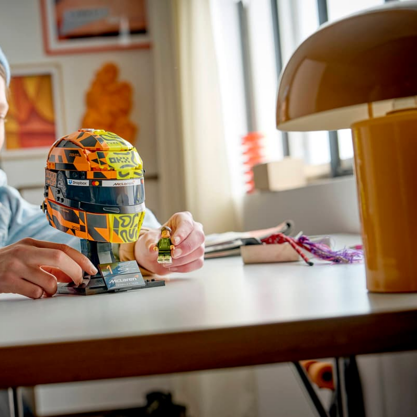 Capacete McLaren Mastercard - Lando Norris (793 peças)