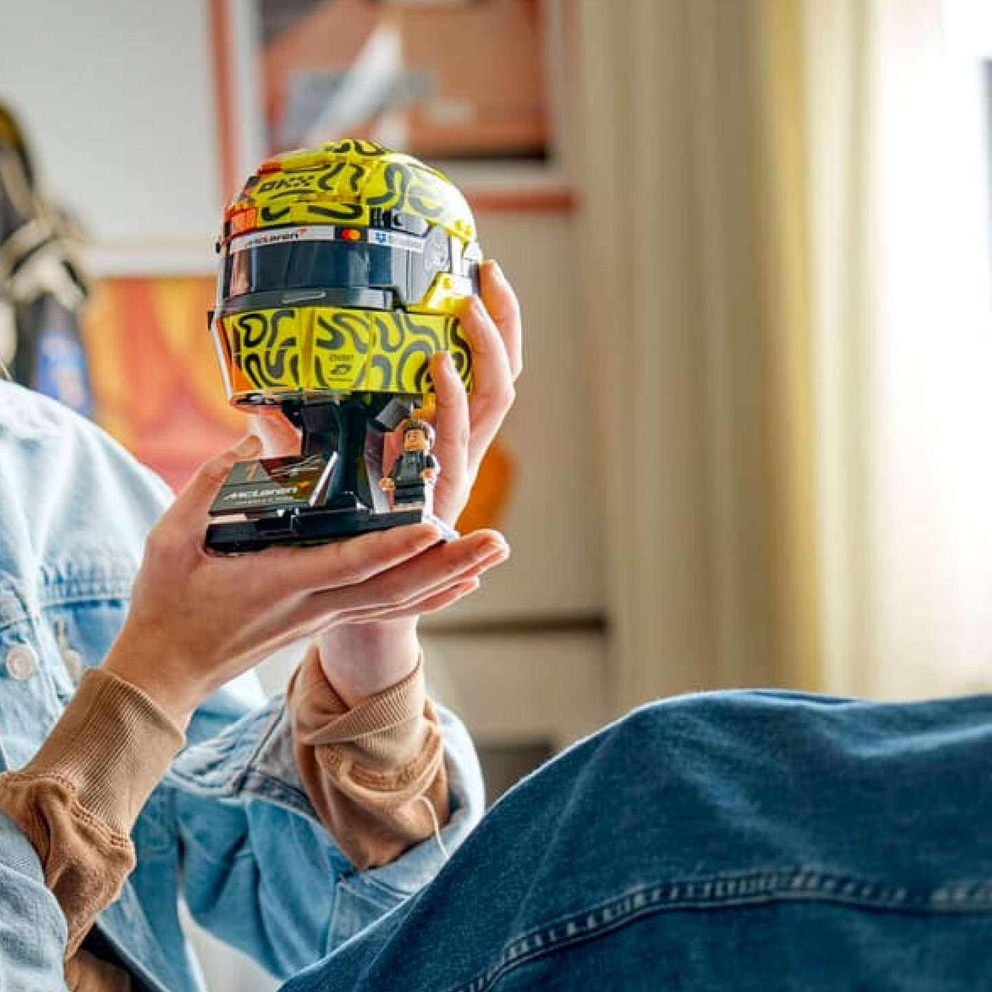 Capacete McLaren Mastercard - Lando Norris (793 peças)
