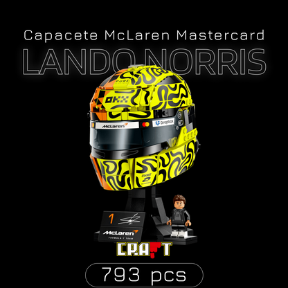 Capacete McLaren Mastercard - Lando Norris (793 peças)