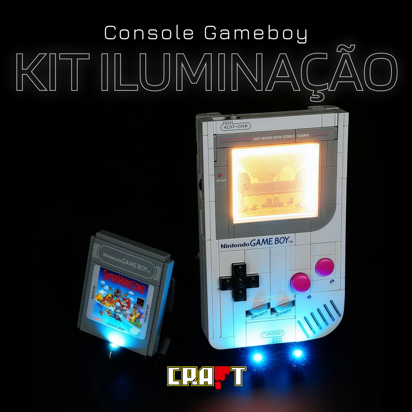 Kit de Iluminação para Console Game boy