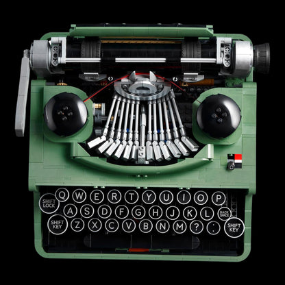 Máquina de Escrever Retrô (2079 peças)