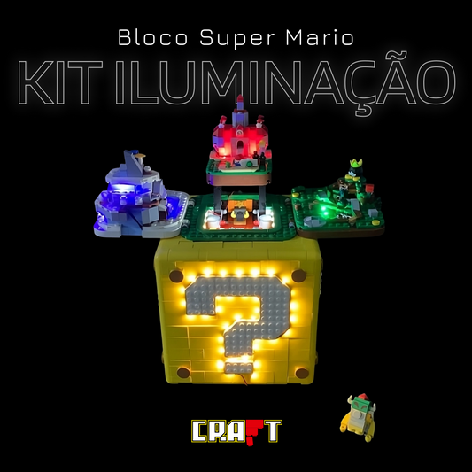 Kit de Iluminação para Bloco Super Mario
