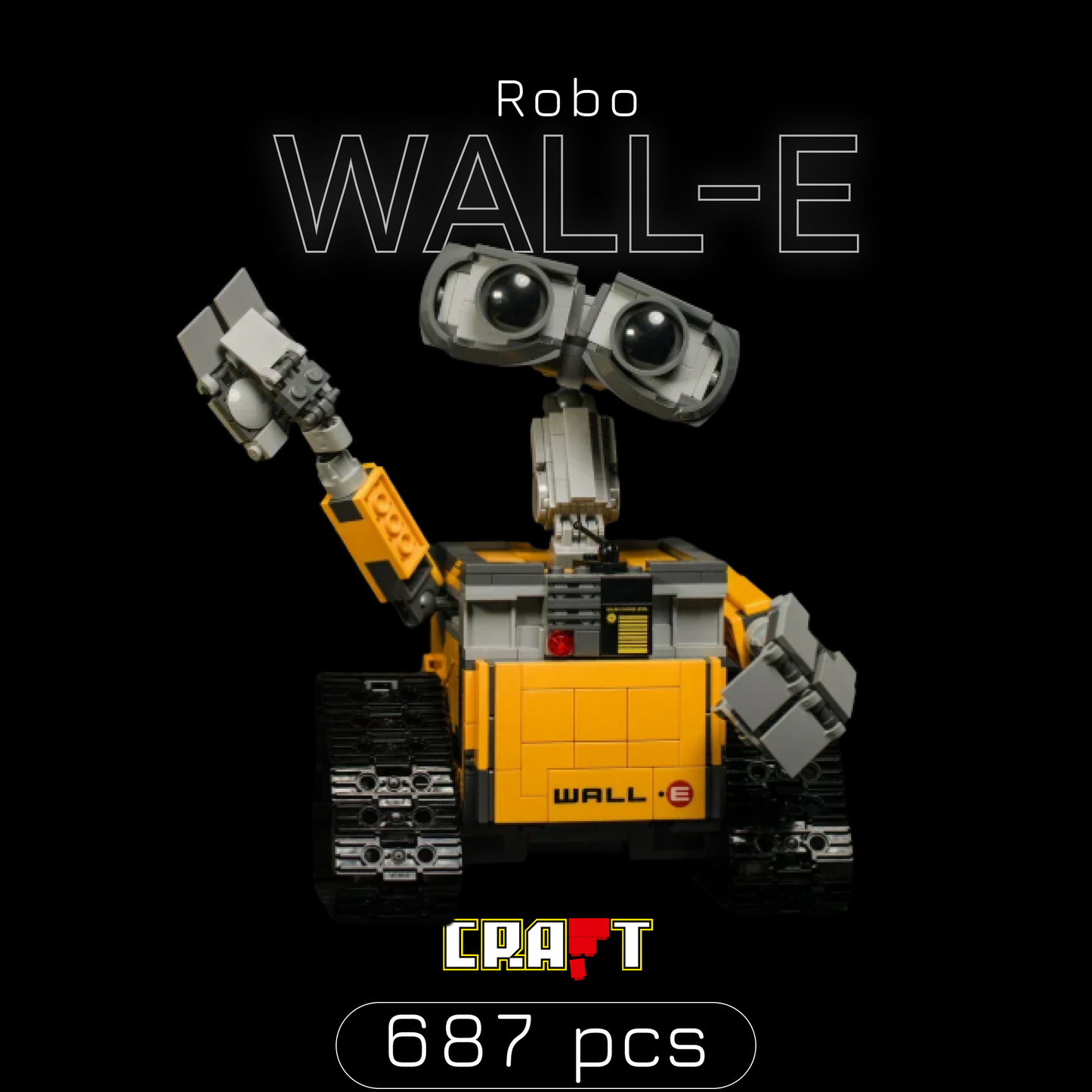 Wall-E Robo (687 peças)