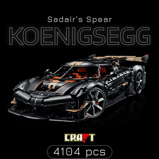 Koenigsegg Sadair's Spear - Megacar (4104 peças)