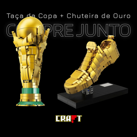 Compre Junto! Taça da Copa + Chuteira de Ouro