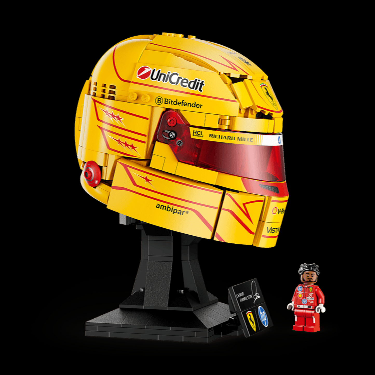 Capacete Ferrari HP - Lewis Hamilton (884 peças)