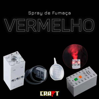 Spray de Fumaça - Azul e Vermelho