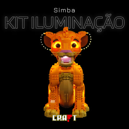 Kit de Iluminação para o Simba, O Rei Leão (222 peças)