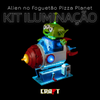 Kit de Iluminação para Alien no Foguetão Pizza Planet
