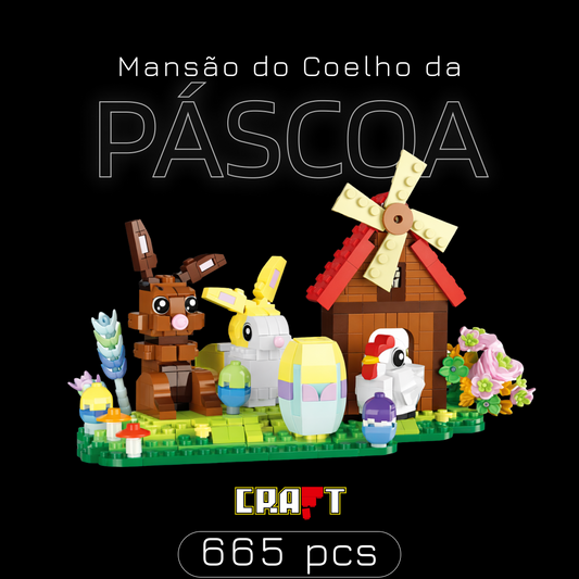 Mansão do Coelho da Páscoa (665 peças)