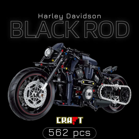 Harley Davidson Black Rod (562 peças)