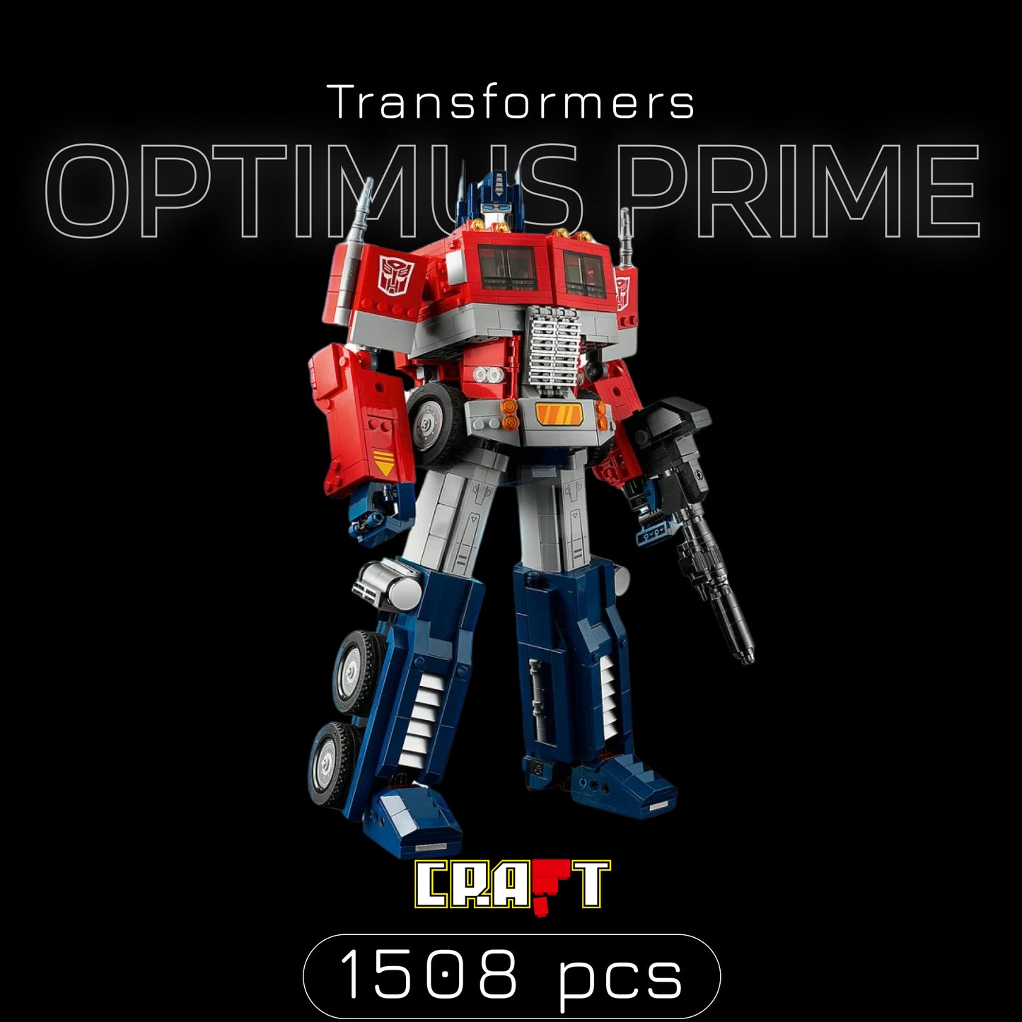 (26% OFF) Transformers - Optimus Prime (1508 peças)