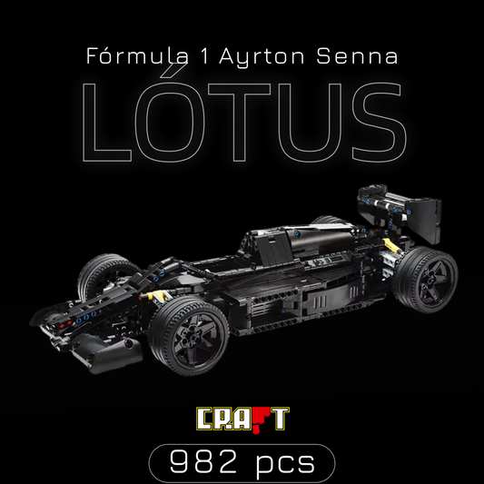 Fórmula 1 - Lótus nº 12 do Ayrton Senna (982 peças)